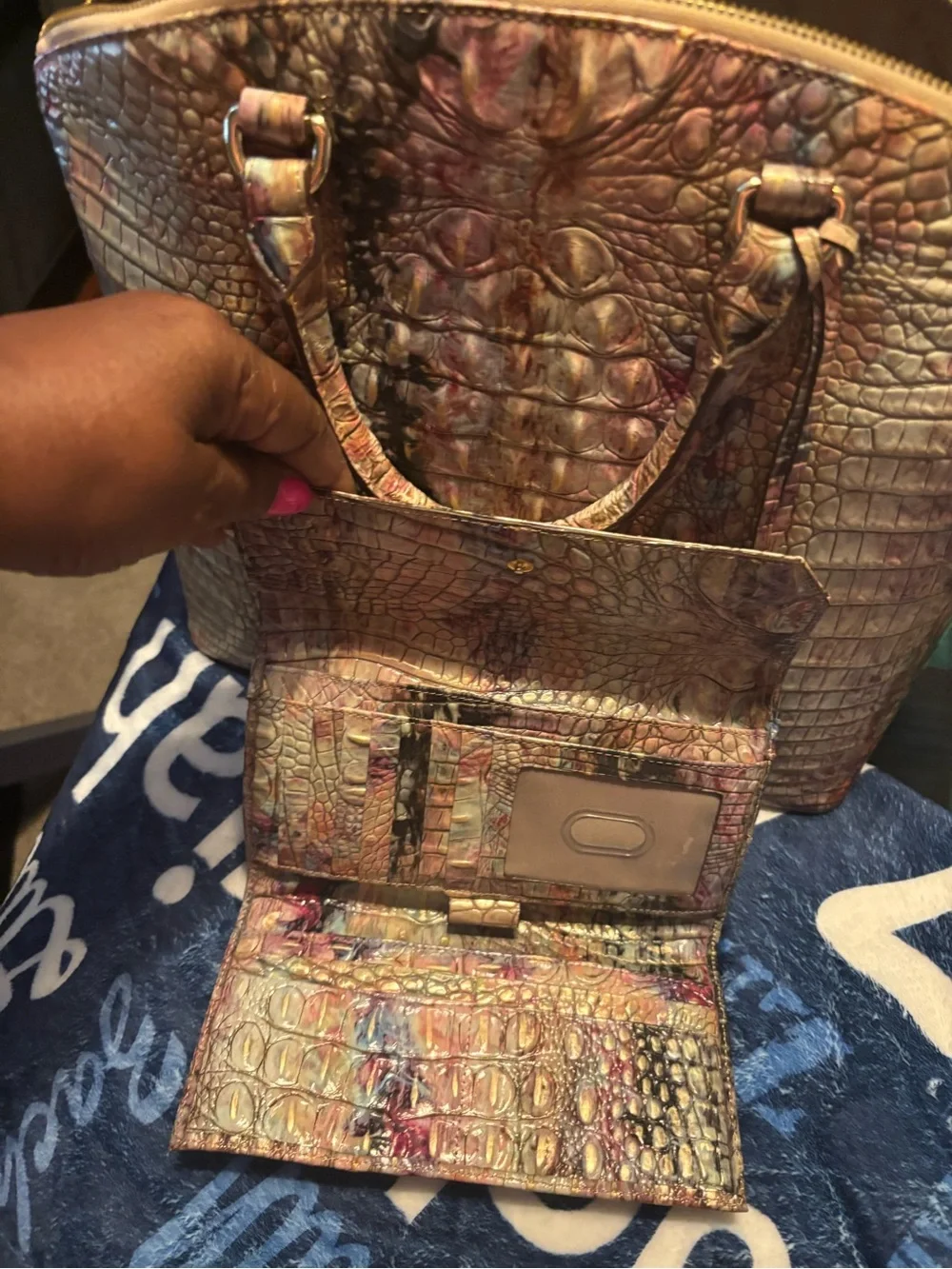 Brahmin stylish croc